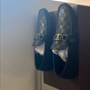 Louis Vuitton 100% authentic men loafer shoes